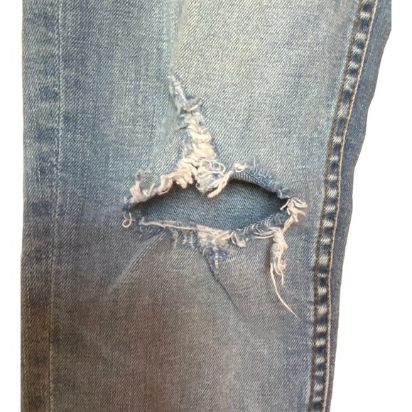 Vigoss Women's The Jagger Skinny Distressed Jeans Raw Hem \ Size 27x26 - Picture 5 of 7